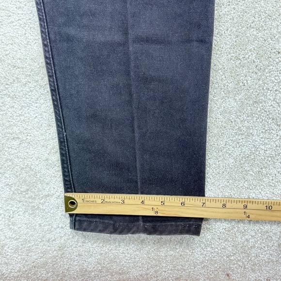 Vintage Rockies Pants Womens 11/12 Black High Rise Pleated Tapered Cotton 90s - Picture 13 of 13